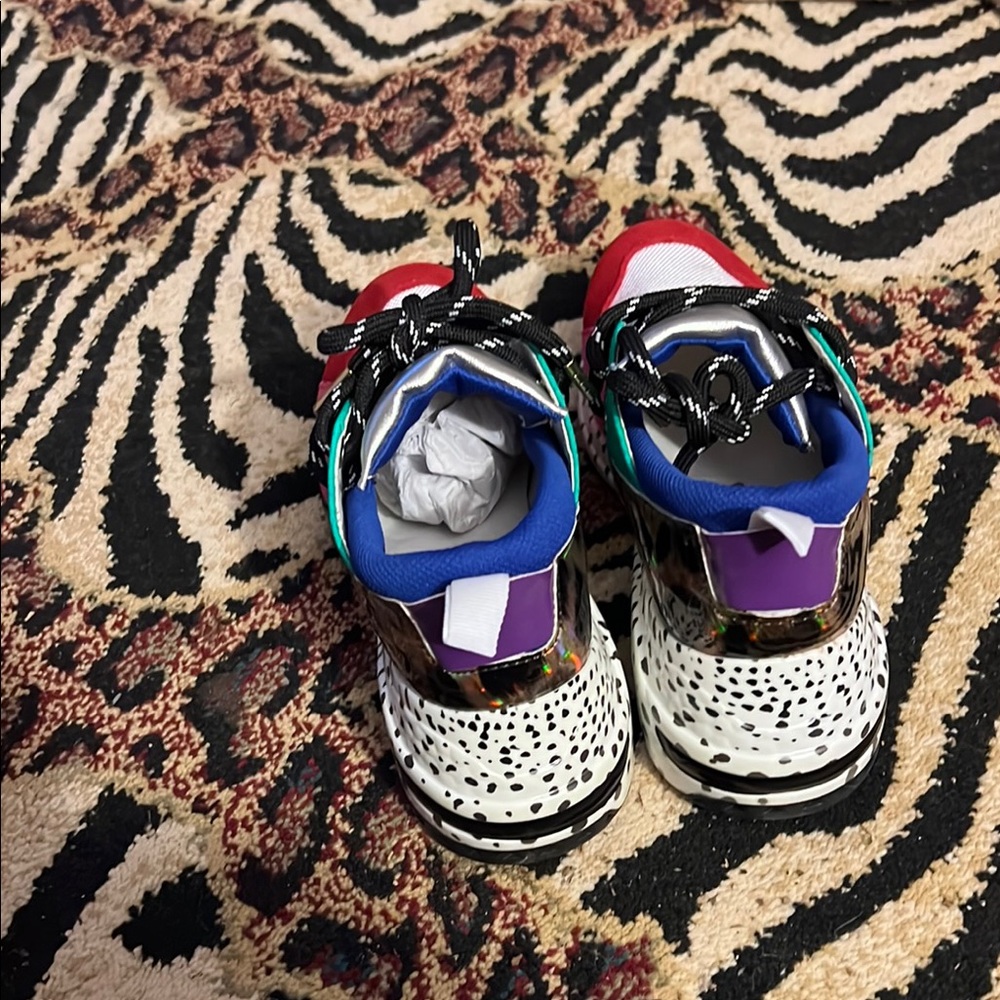 Steve Madden Multicolor Chunky Sneakers NEW WITHOUT TAGS - Picture 3 of 5